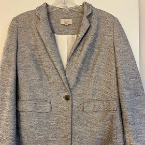 Loft twill blazer